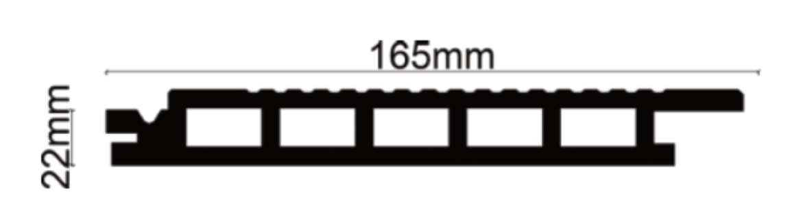 Cladding Deck profile drawing