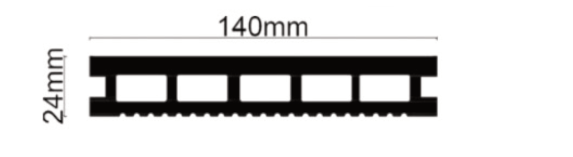 Solid Deck profile drawing